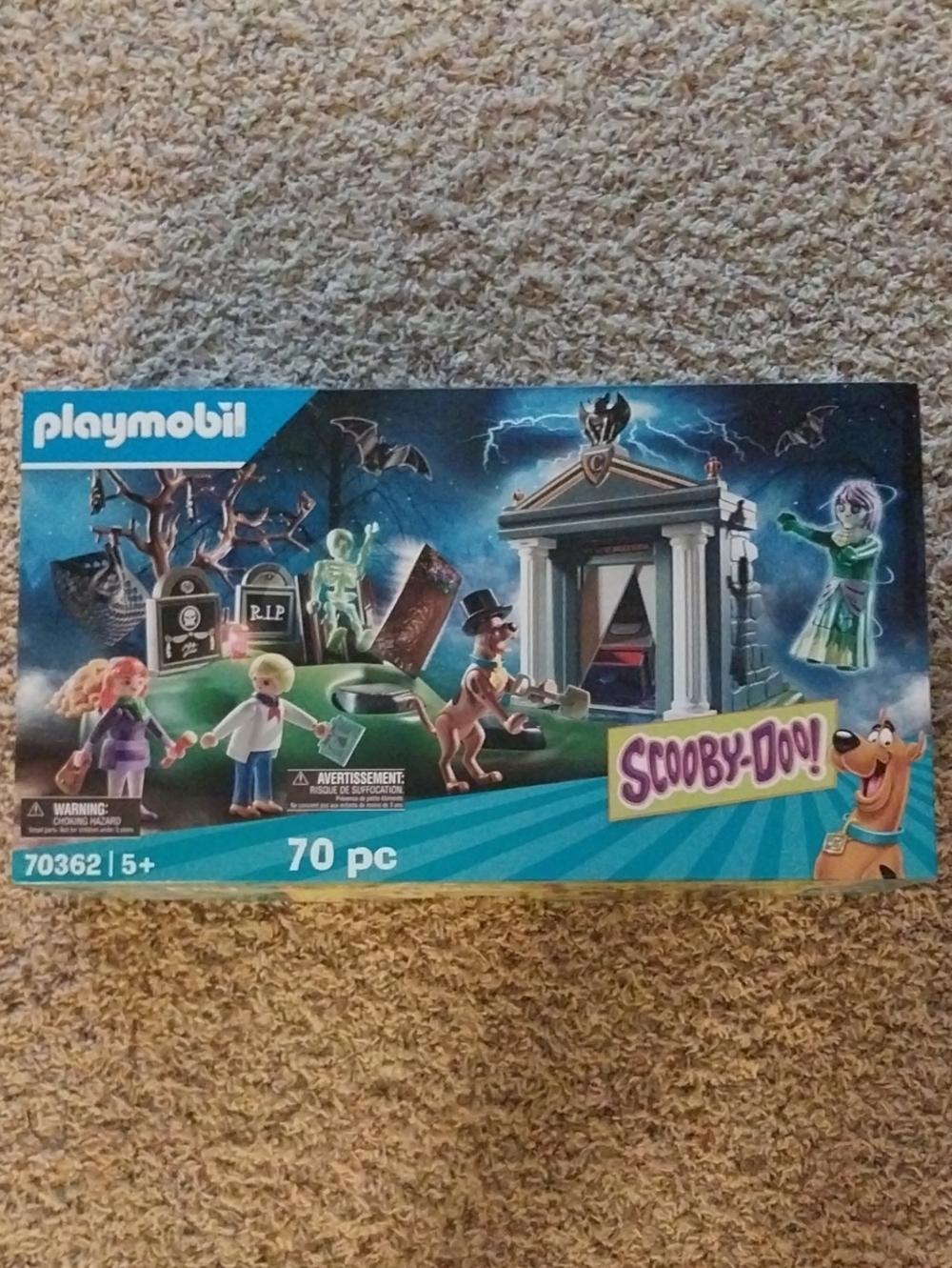 Playmobil Scooby-Doo Haunted Mausoleum Playset - Blue/Green